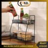 Rak Bumbu Dapur Bahan Besi Anti Karat