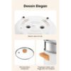 Panci Listrik 2.4L Anti Lengke multifungsi 3 in 1 steamer