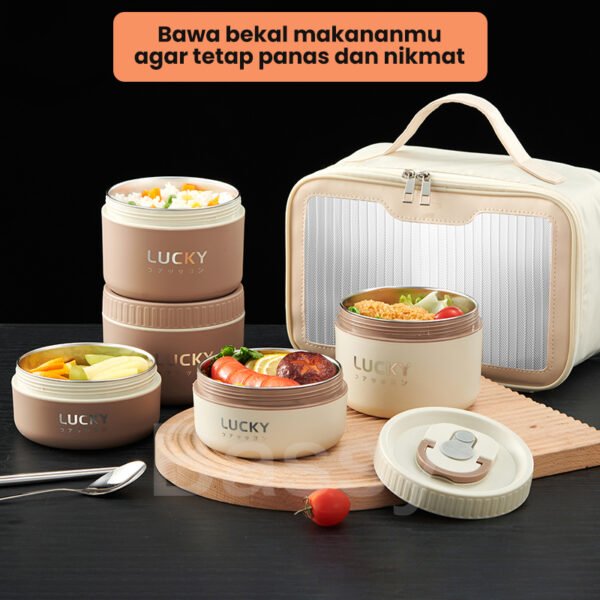 Tempat Bekal Makan Tahan Panas Thermal Lunchbox