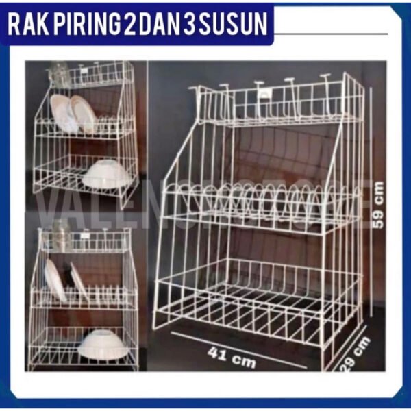 id-11134207-7r98z-lloinqu00l538d Rak Piring 3 Susun anti Karat