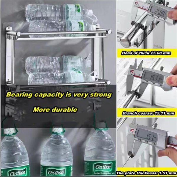 Rak Handuk Gantungan Dinding Stainless Steel
