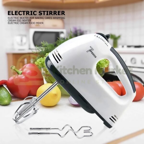 Mixer Elektrik 7 Speed Alat Pengaduk Otomatis 7 Level