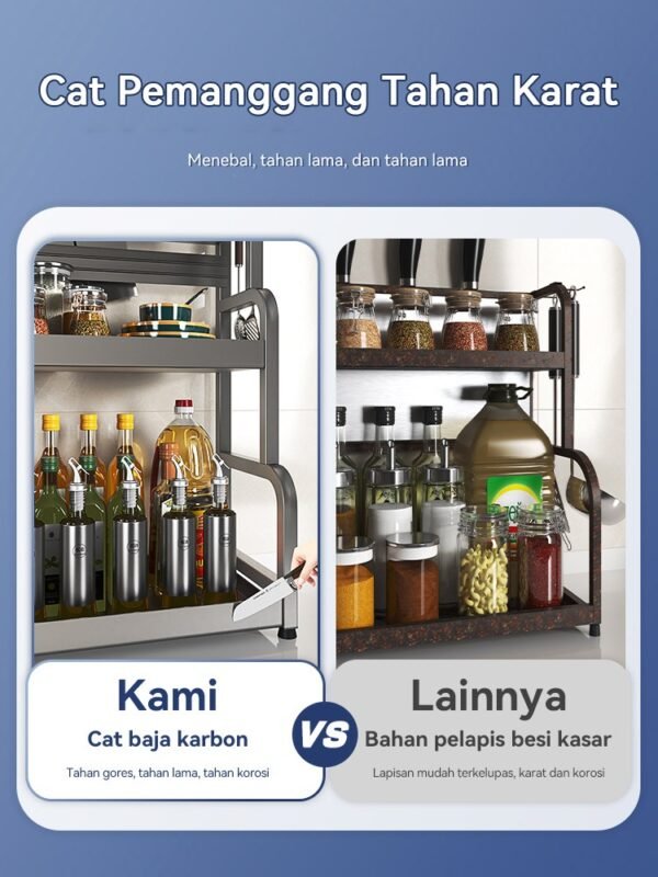 Rak Bumbu Dapur Rak Botol Bumbu