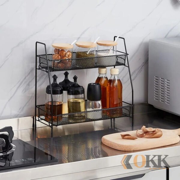 Rak Bumbu Dapur Bahan Besi Anti Karat
