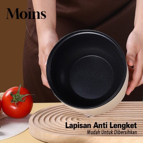 Rice Cooker Mini 18CM Coklat Penanak Nasi Serbaguna Panci Listrik