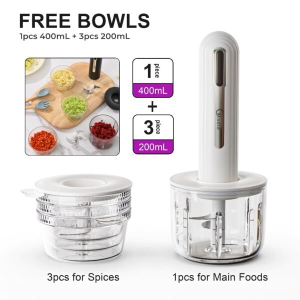 ONE Chopper Penggiling Daging Elektrik Blender Bumbu