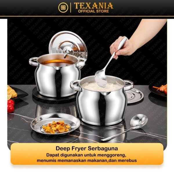 Deep Fryer 5in1 Wadah Penyaring Minyak Multifungsi