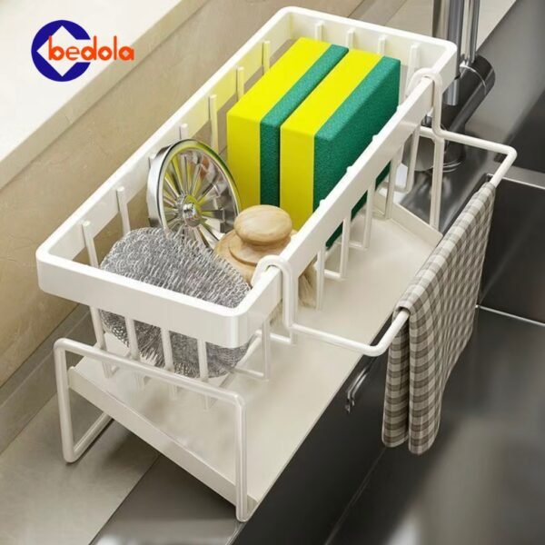 Rak tempat pengering spons tempat sabun cuci piring