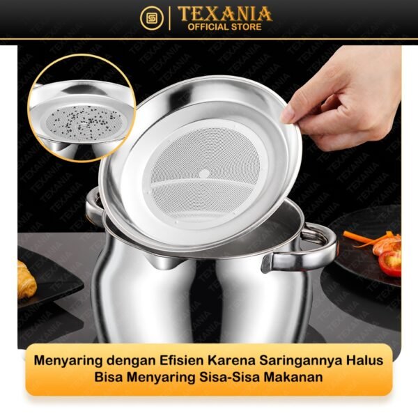 Deep Fryer 5in1 Wadah Penyaring Minyak Multifungsi