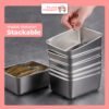 Food Box Container Stainless Steel Wadah Makanan Food