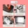 Food Box Container Stainless Steel Wadah Makanan Food