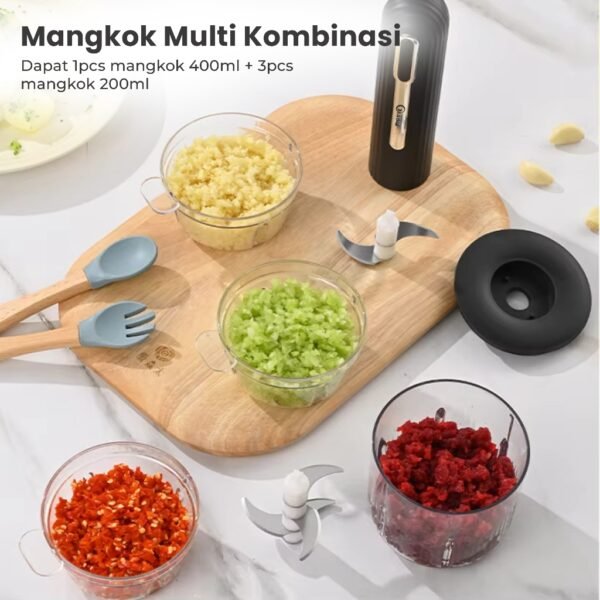 ONE Chopper Penggiling Daging Elektrik Blender Bumbu