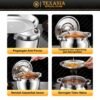 Deep Fryer 5in1 Wadah Penyaring Minyak Multifungsi