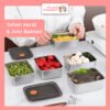 Food Box Container Stainless Steel Wadah Makanan Food