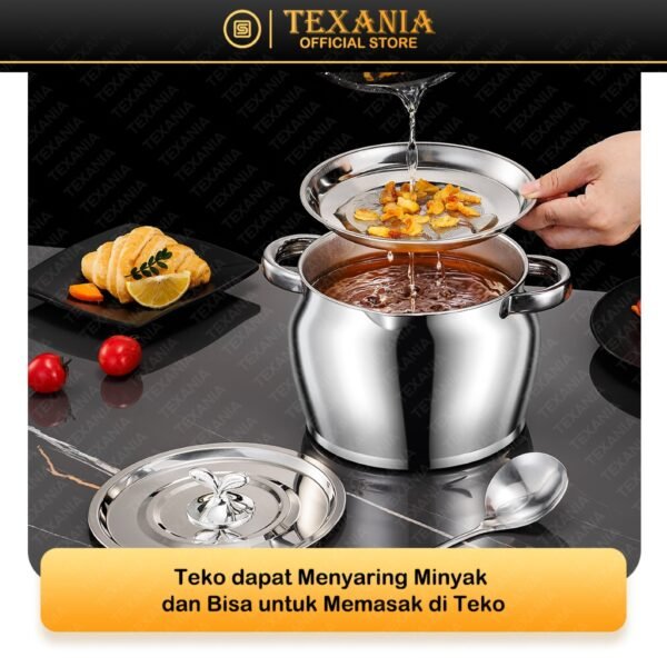 Deep Fryer 5in1 Wadah Penyaring Minyak Multifungsi