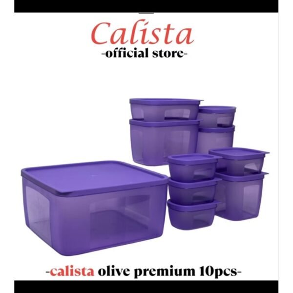 Toples / wadah saji Calista OLIVE set 10pcs