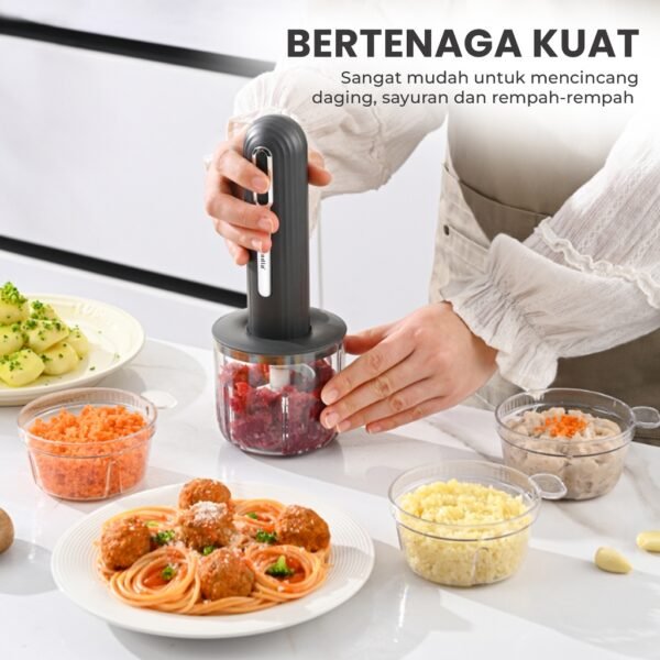 ONE Chopper Penggiling Daging Elektrik Blender Bumbu