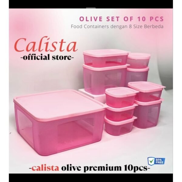 Toples / wadah saji Calista OLIVE set 10pcs