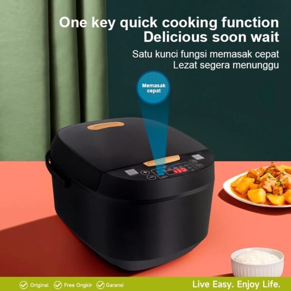 Magic Com Rice Cooker Multifungsi Low Carbo Penanak Nasi 5L