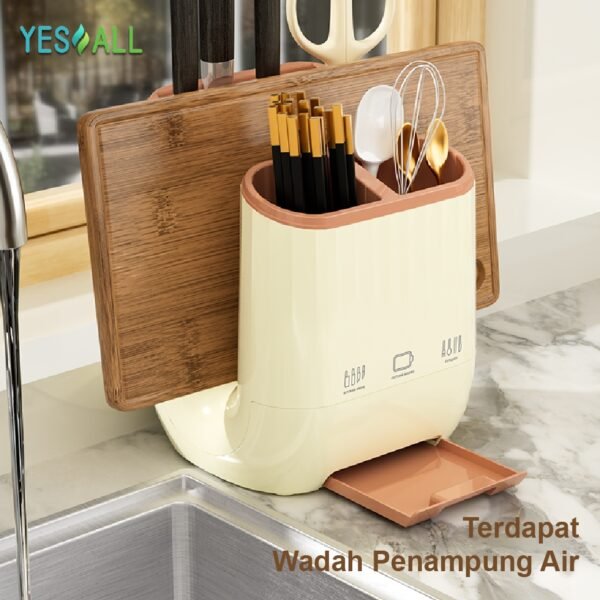 Rak Dapur - Tempat Sendok Tempat Sumpit Rak Talenan Gunting Tempat Spatula
