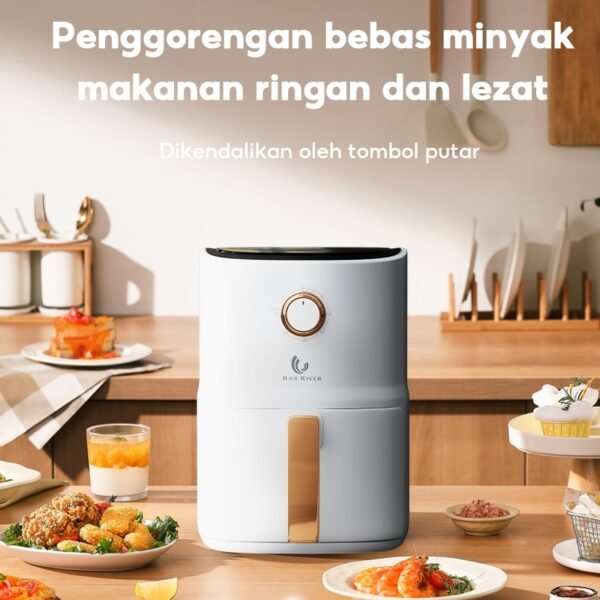 Air Fryer 3.5L Air Fryer Low Watt 500W Penghangat Makanan