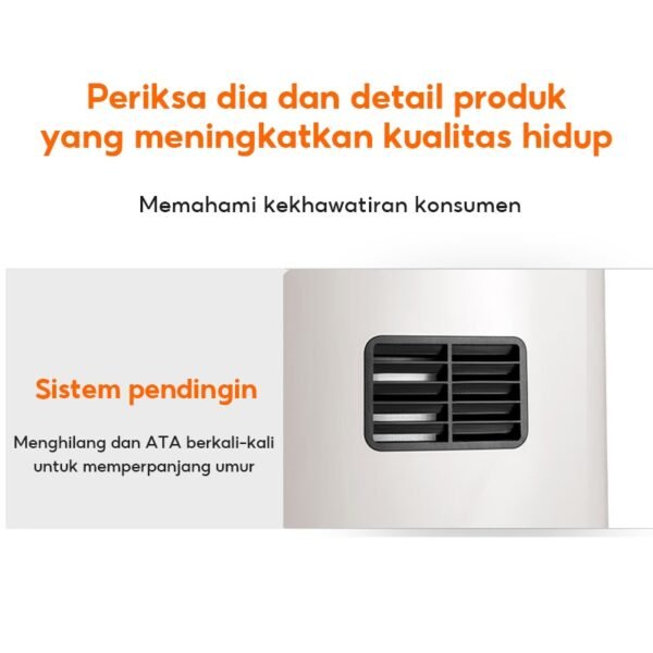 Air Fryer 3.5L Air Fryer Low Watt 500W Penghangat Makanan