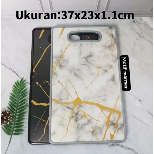 Talenan Plastik Motif Marmer