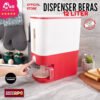 Wadah Penyimpanan Beras Otomatis Dispenser Beras 12 Liter Rice Dispencer