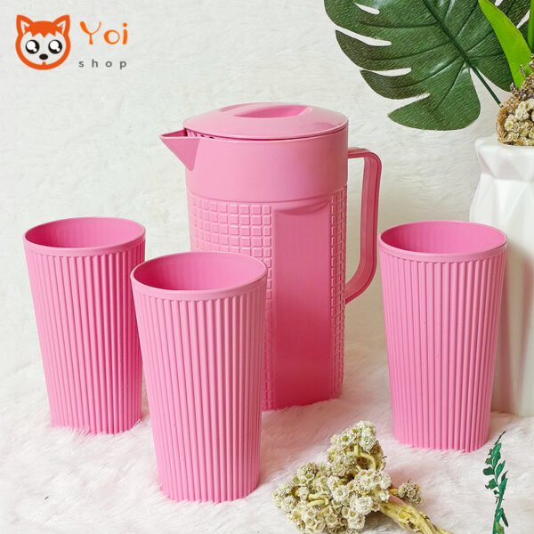 Yoi - Teko Set Plastik 4 in 1 / Tempat Air Minum / 1.5 Liter