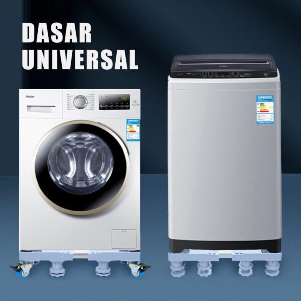 Alas Mesin Cuci Stainless Steel yang Dapat Disesuaikan / Alas Kulkas
