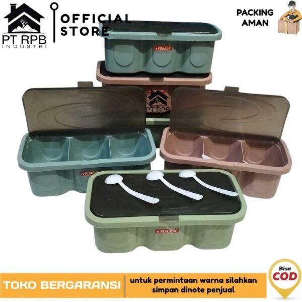 Kotak Tempat Penyimpanan Bumbu