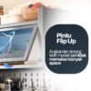 Rak Piring Rak Dapur Tertutup Besi Lemari Dapur Serbaguna Minimalis