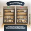 Rak Piring Rak Dapur Tertutup Besi Lemari Dapur Serbaguna Minimalis