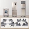 Alas Mesin Cuci Stainless Steel yang Dapat Disesuaikan / Alas Kulkas