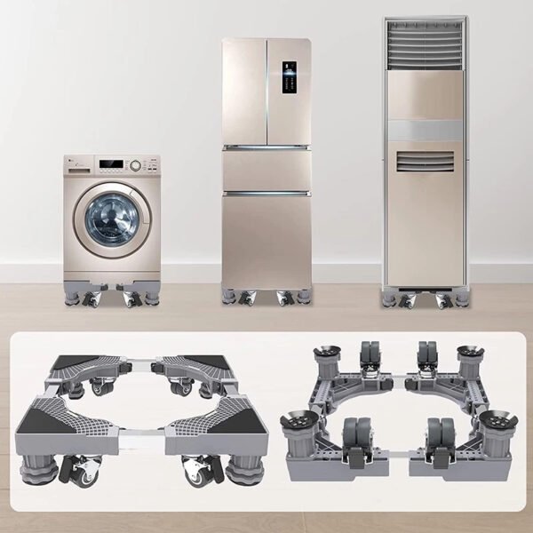 Alas Mesin Cuci Stainless Steel yang Dapat Disesuaikan / Alas Kulkas
