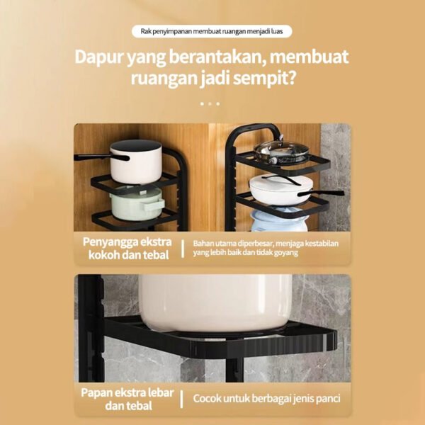 id-11134207-7rbk8-m7vr68ns0zb58b Bawah Wastafel Rak/Rak Pot Rak Panci Susun Rak