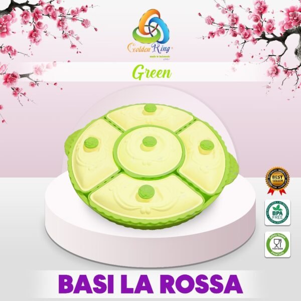 Nampan Saji Makanan / Alat bulat Makan Kitchenware Piring