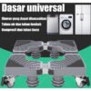 Alas Mesin Cuci Stainless Steel yang Dapat Disesuaikan / Alas Kulkas