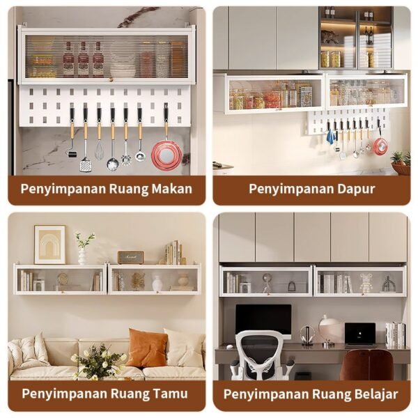 Lemari Dapur Gantung Rak Dinding Dapur