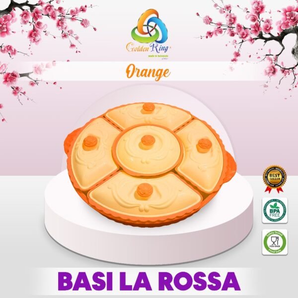 Nampan Saji Makanan / Alat bulat Makan Kitchenware Piring