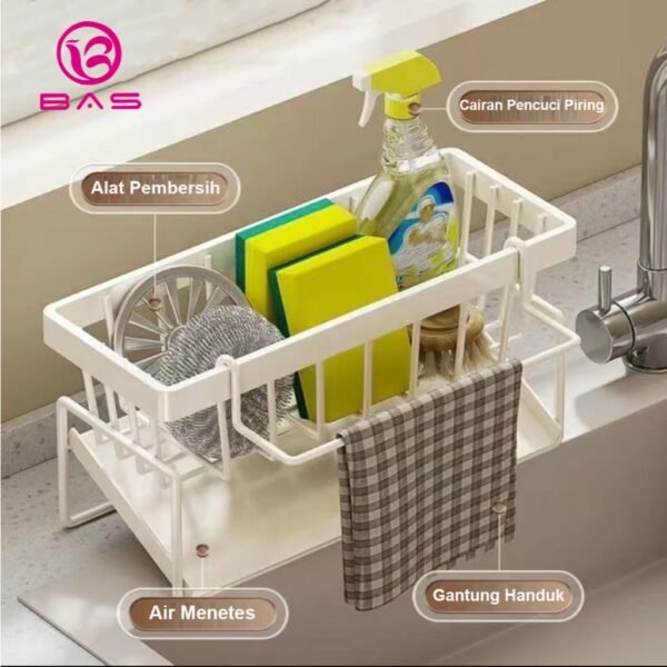 rak wastafel plastik rak pengering spons