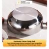 Panci Stainless Anti Lengket FREE 1PCS TUTUP KACA