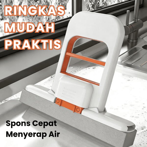 Mini Sponge Mop Genggam Lipat