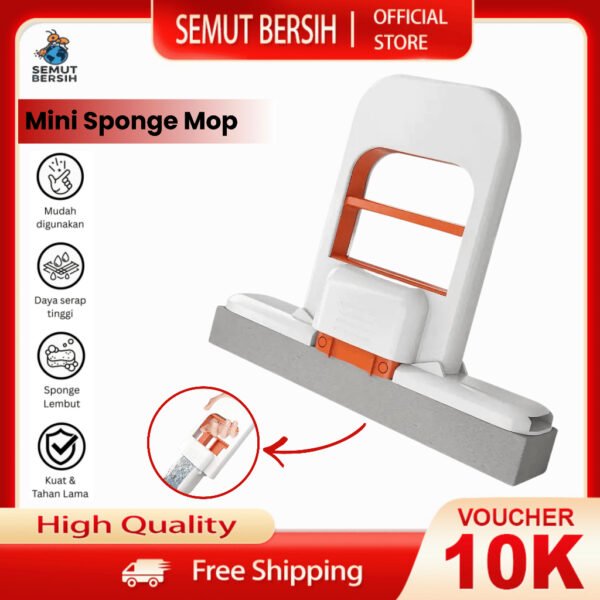 Mini Sponge Mop Genggam Lipat