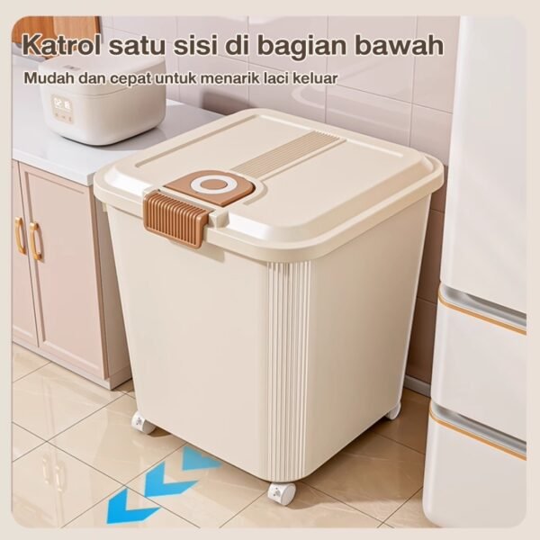 WADAH BERAS ANTI KUTU 5-25KG KEDAP UDARA