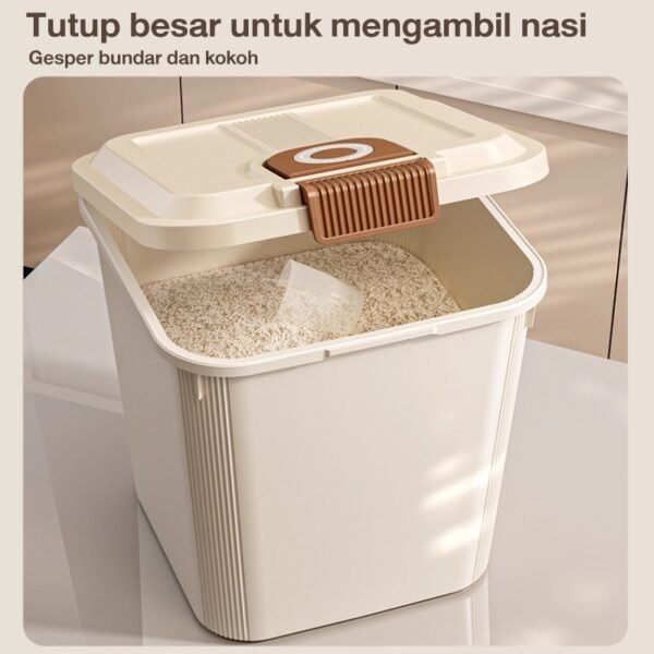 WADAH BERAS ANTI KUTU 5-25KG KEDAP UDARA