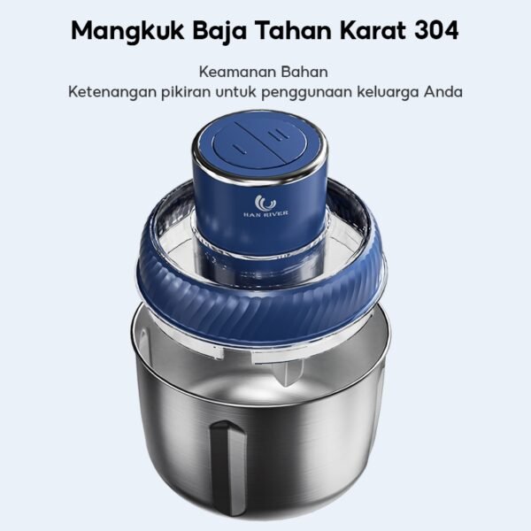 Blender 2.5L Chopper Multifungsi Penggiling Daging 250 Low Watt Blender Bumbu