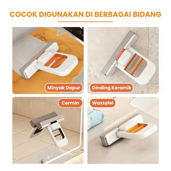 Mini Sponge Mop Genggam Lipat