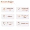 Blender Bumbu Blender Chopper Kapasitas Besar  Biji Kopi / Kedelai / Cabai