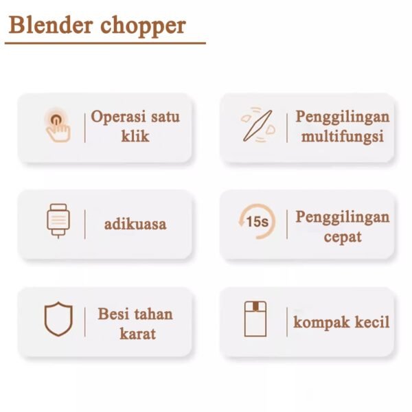 Blender Bumbu Blender Chopper Kapasitas Besar  Biji Kopi / Kedelai / Cabai